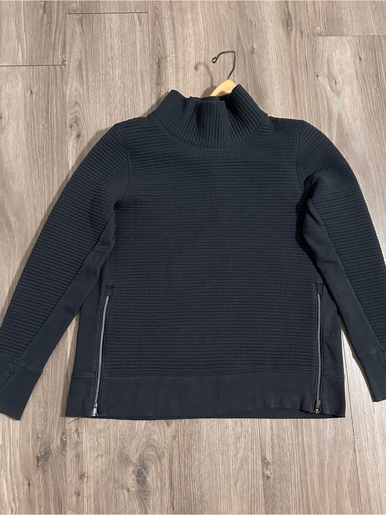 all in motion Tops - all in motion Black Ribbed Crew Neck Activewear